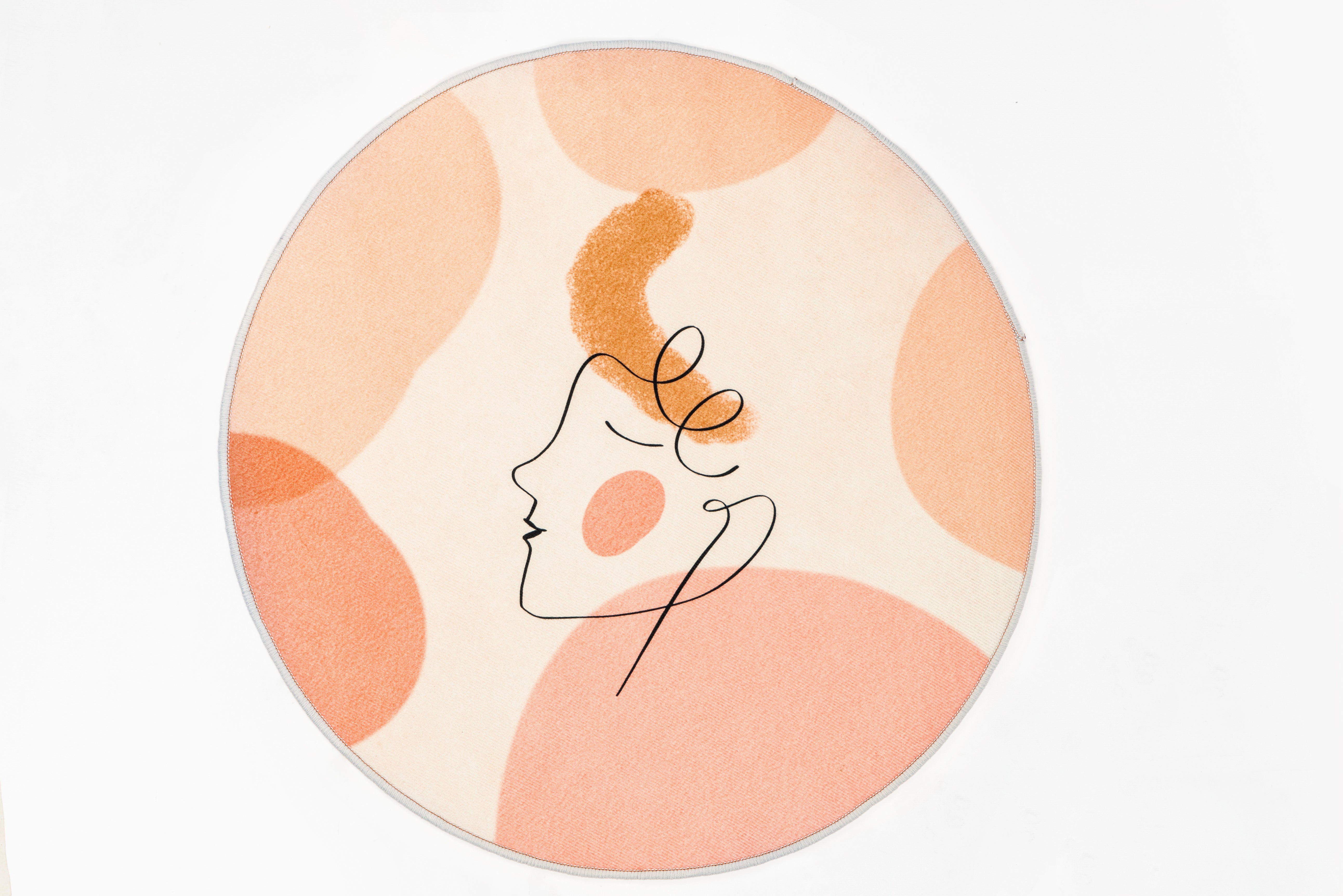 Pixa Pod Personalized Floor Rug For Indoors — Round Shape