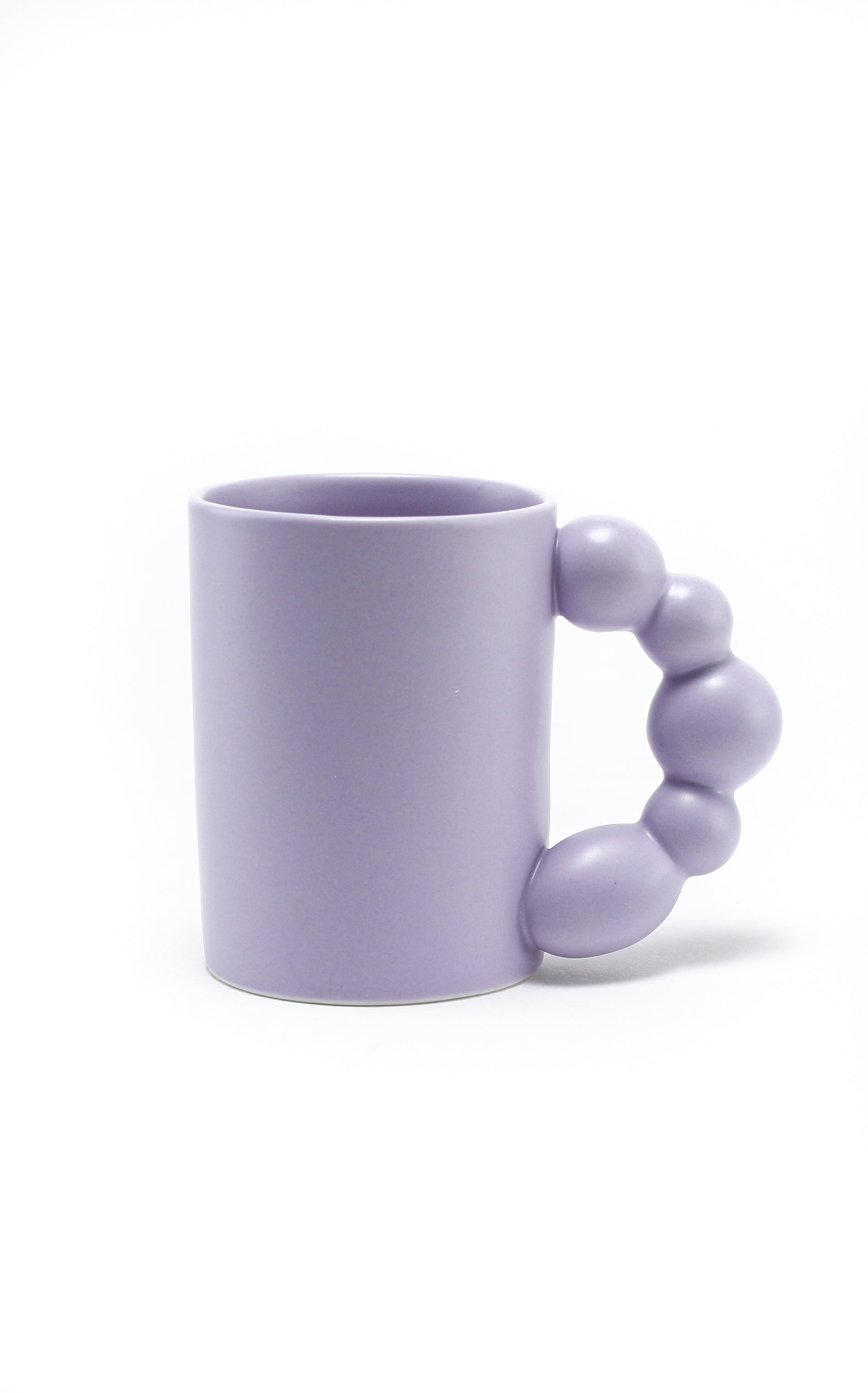 Pixa Pod chunky ball handled mug Lavender Purple