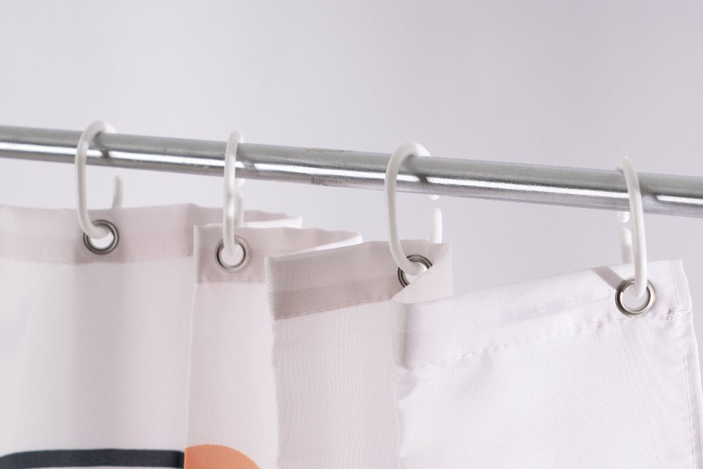 Pixa-Pod-Chic-Silhouette-Face-Waterproof-Bathroom-Long-Shower-Curtain