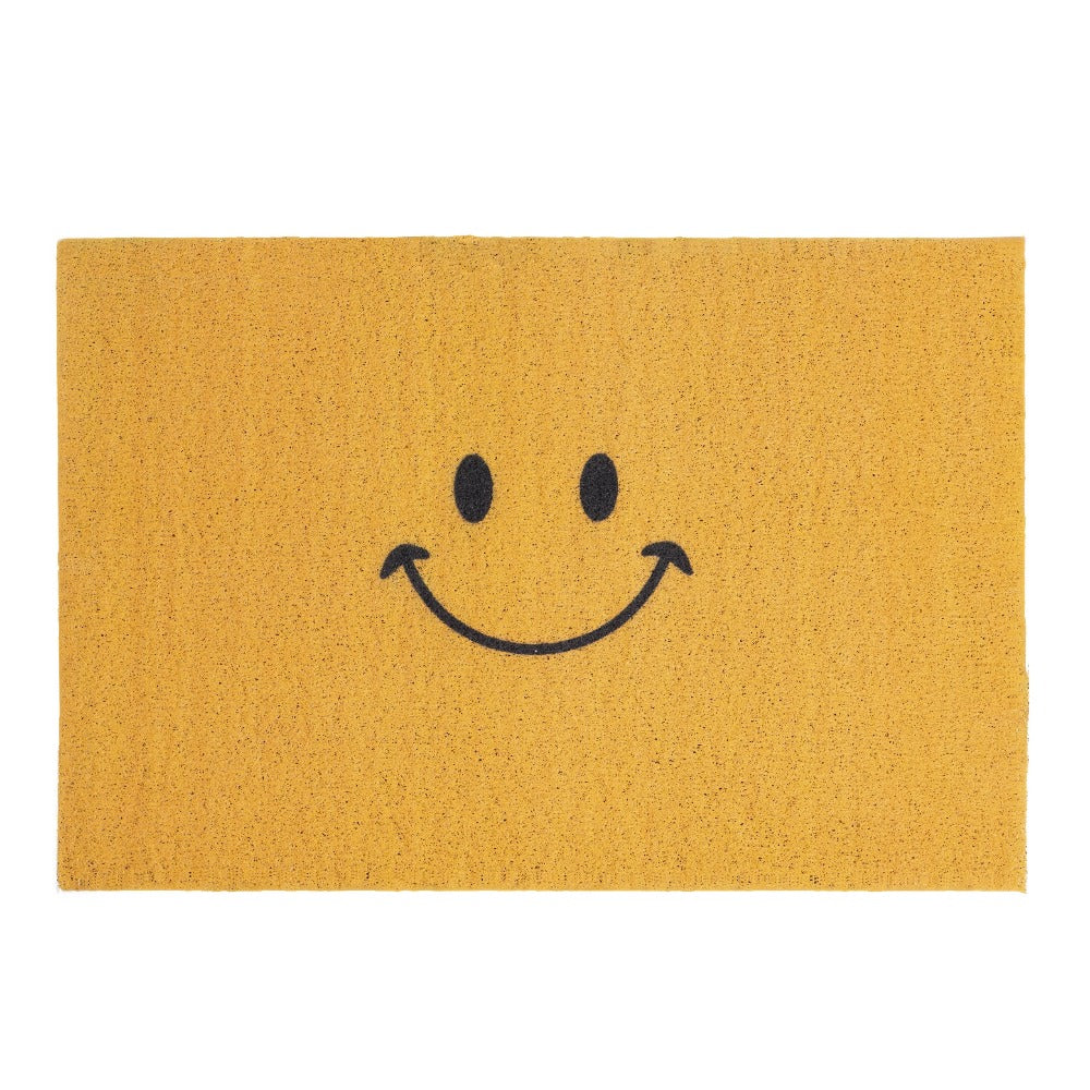 Pixa Pod Happy Smiley Face Dust Proof Indoor Entrance Mat/Area Rug